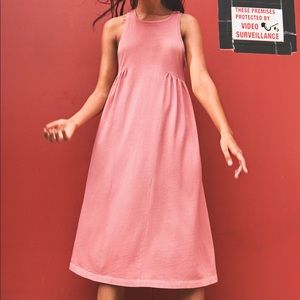Zara faded effect midi length pink dress. Size M